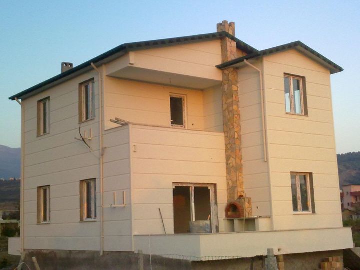 Çelik prefabrik ev yapımı
